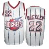 clyde drexler 22 hardwood white jersey